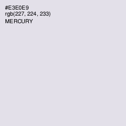 #E3E0E9 - Mercury Color Image