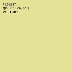 #E3E297 - Wild Rice Color Image