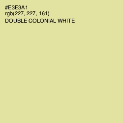 #E3E3A1 - Double Colonial White Color Image