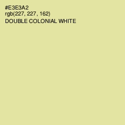 #E3E3A2 - Double Colonial White Color Image