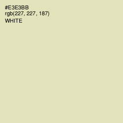 #E3E3BB - Fall Green Color Image