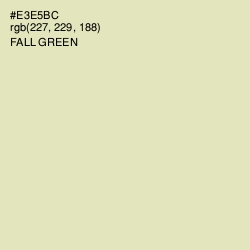 #E3E5BC - Fall Green Color Image