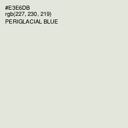 #E3E6DB - Periglacial Blue Color Image