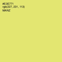 #E3E771 - Manz Color Image