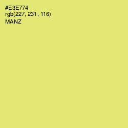 #E3E774 - Manz Color Image