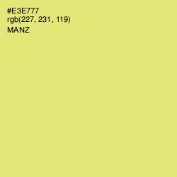 #E3E777 - Manz Color Image