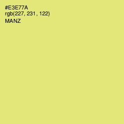 #E3E77A - Manz Color Image
