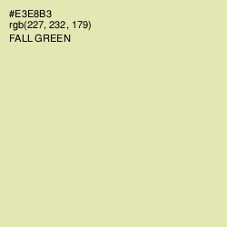 #E3E8B3 - Fall Green Color Image
