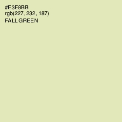 #E3E8BB - Fall Green Color Image