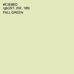 #E3E8BD - Fall Green Color Image