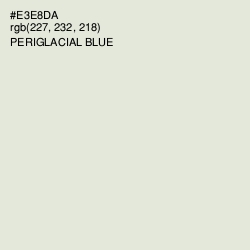 #E3E8DA - Periglacial Blue Color Image