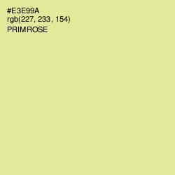 #E3E99A - Primrose Color Image