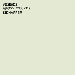 #E3E9D3 - Kidnapper Color Image