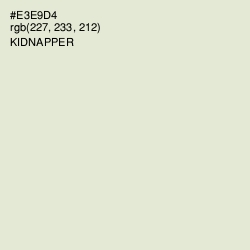 #E3E9D4 - Kidnapper Color Image