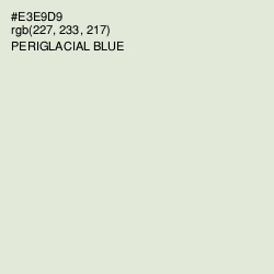 #E3E9D9 - Periglacial Blue Color Image