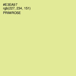 #E3EA97 - Primrose Color Image