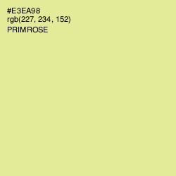 #E3EA98 - Primrose Color Image