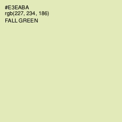 #E3EABA - Fall Green Color Image