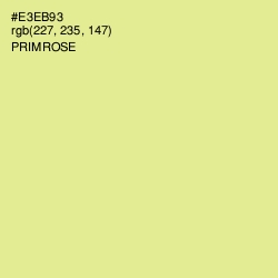 #E3EB93 - Primrose Color Image