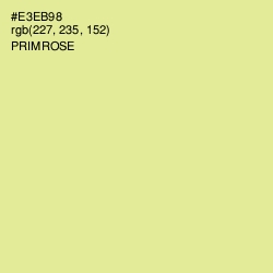 #E3EB98 - Primrose Color Image