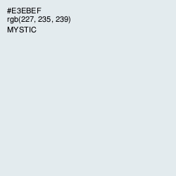 #E3EBEF - Mystic Color Image