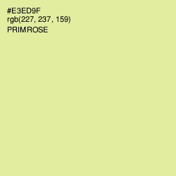 #E3ED9F - Primrose Color Image