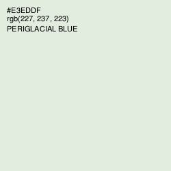 #E3EDDF - Periglacial Blue Color Image