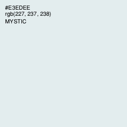 #E3EDEE - Mystic Color Image