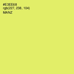 #E3EE68 - Manz Color Image