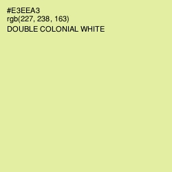 #E3EEA3 - Double Colonial White Color Image