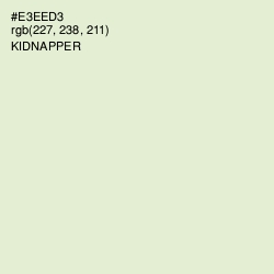 #E3EED3 - Kidnapper Color Image