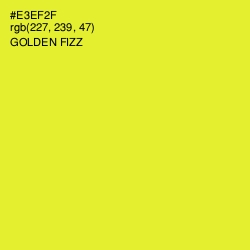 #E3EF2F - Golden Fizz Color Image