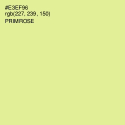 #E3EF96 - Primrose Color Image