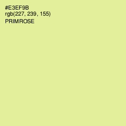 #E3EF9B - Primrose Color Image
