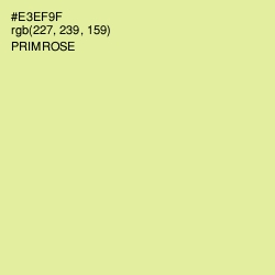 #E3EF9F - Primrose Color Image