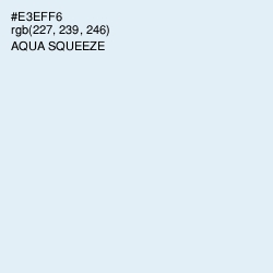 #E3EFF6 - Aqua Squeeze Color Image