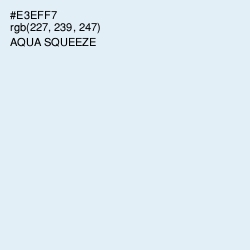 #E3EFF7 - Aqua Squeeze Color Image