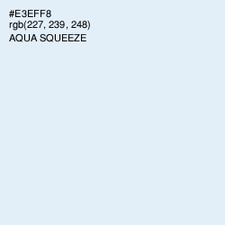 #E3EFF8 - Aqua Squeeze Color Image