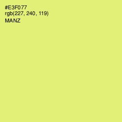 #E3F077 - Manz Color Image