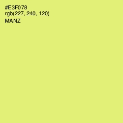 #E3F078 - Manz Color Image