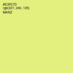 #E3F07D - Manz Color Image