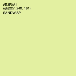 #E3F0A1 - Sandwisp Color Image