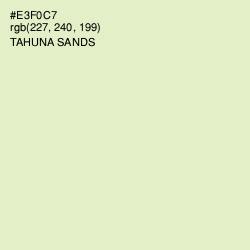 #E3F0C7 - Tahuna Sands Color Image