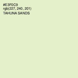 #E3F0C9 - Tahuna Sands Color Image
