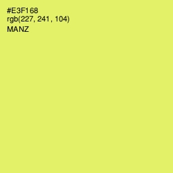 #E3F168 - Manz Color Image