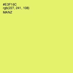 #E3F16C - Manz Color Image