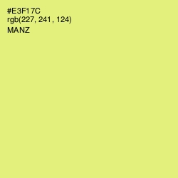 #E3F17C - Manz Color Image