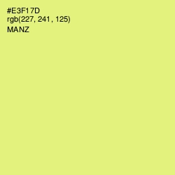 #E3F17D - Manz Color Image