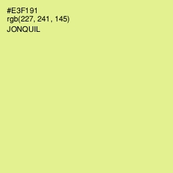 #E3F191 - Jonquil Color Image