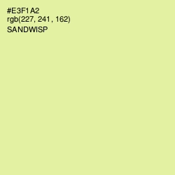 #E3F1A2 - Sandwisp Color Image